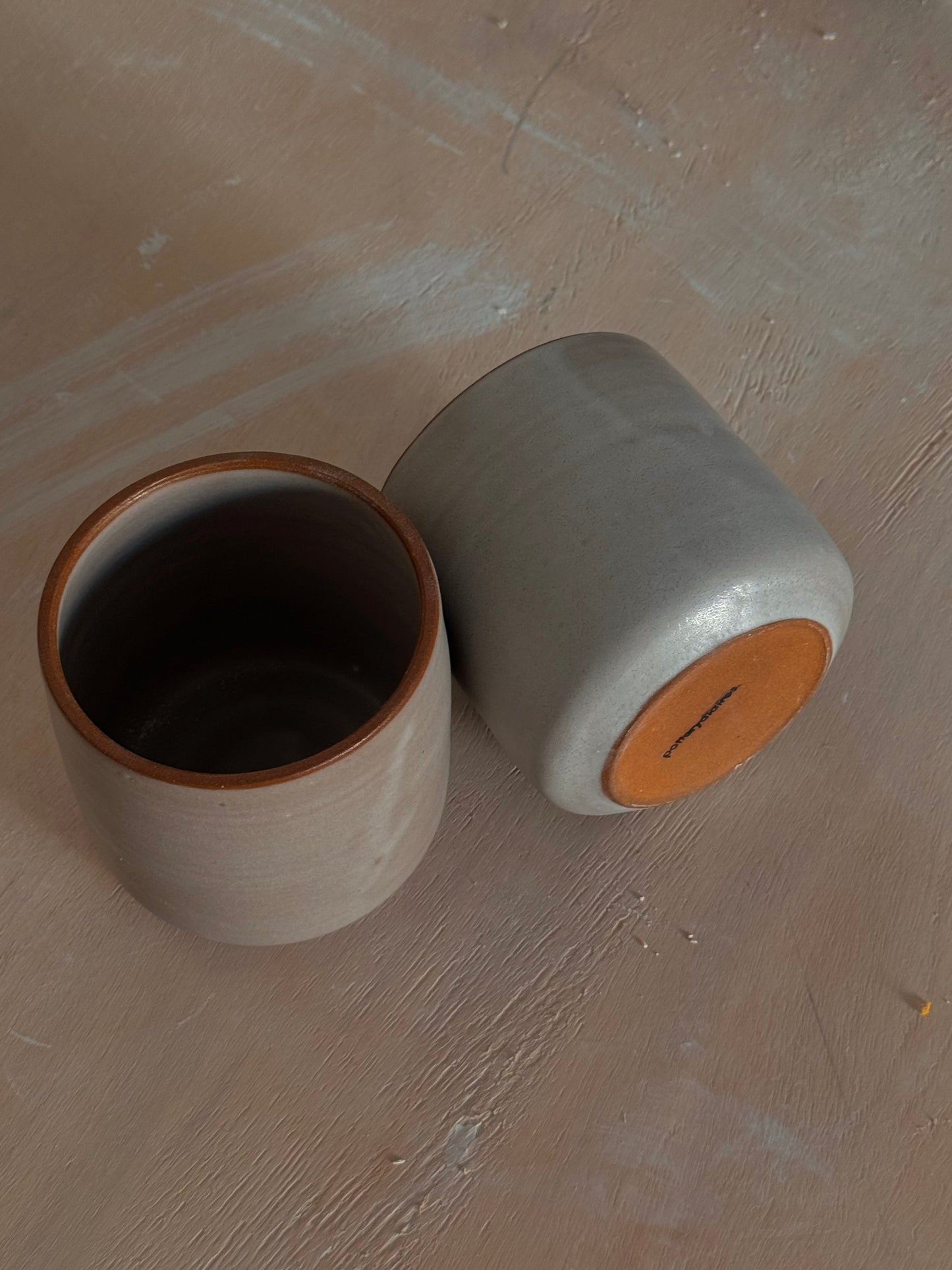 Stoneware tumblers