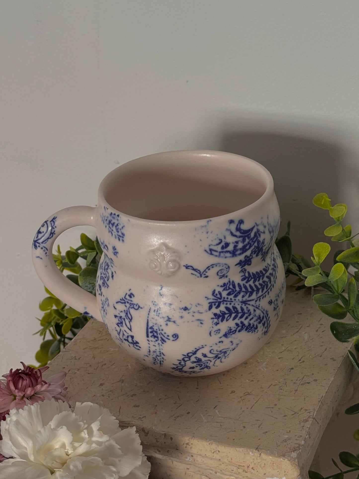 Vintage porcelain mug