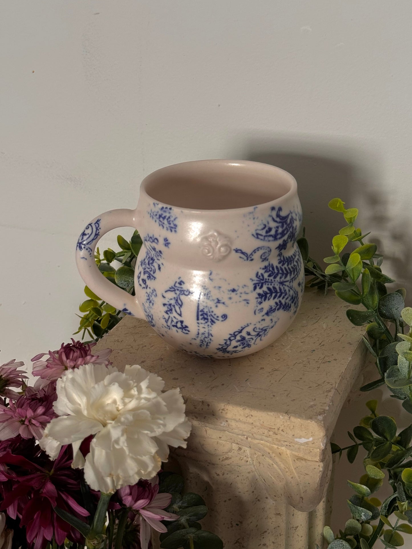 Vintage porcelain mug