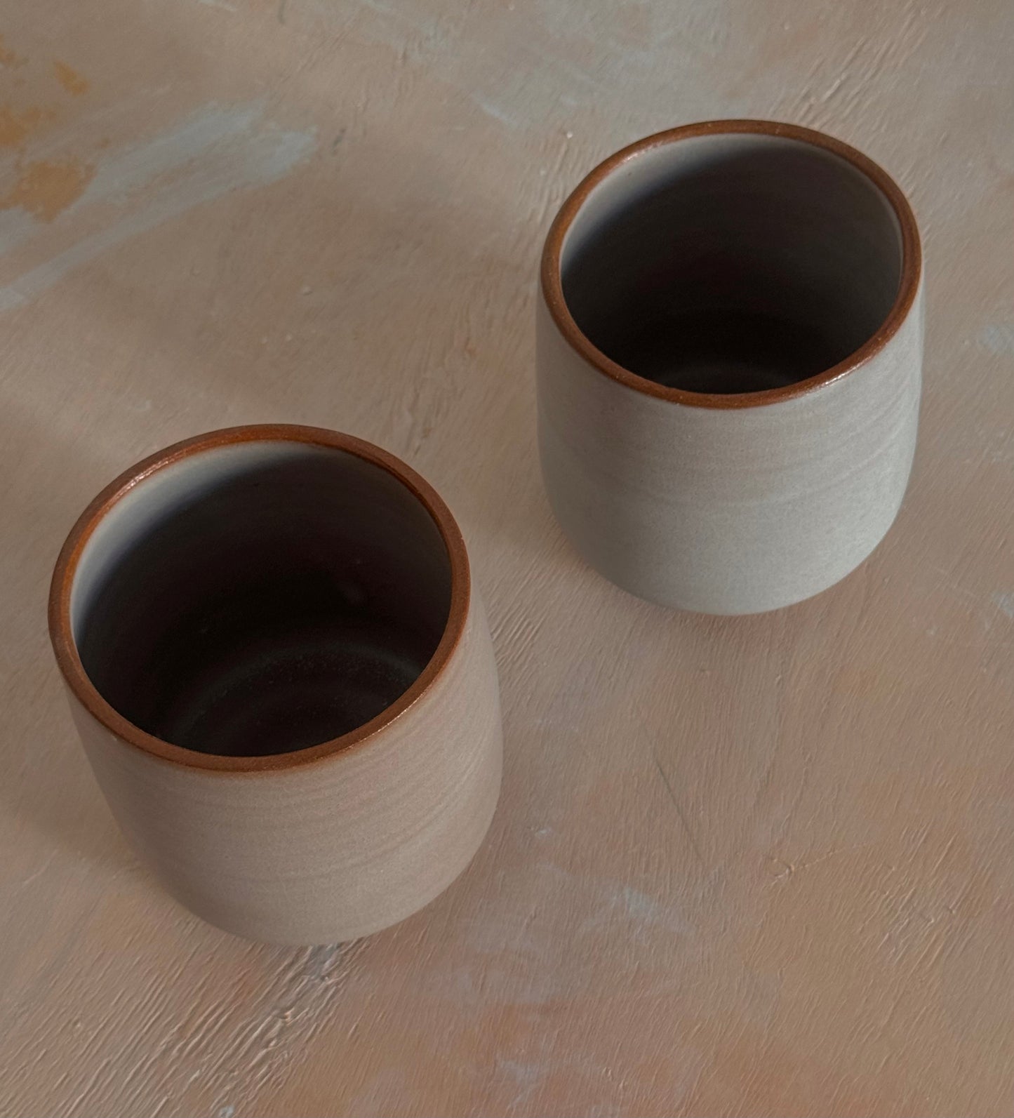 Stoneware tumblers