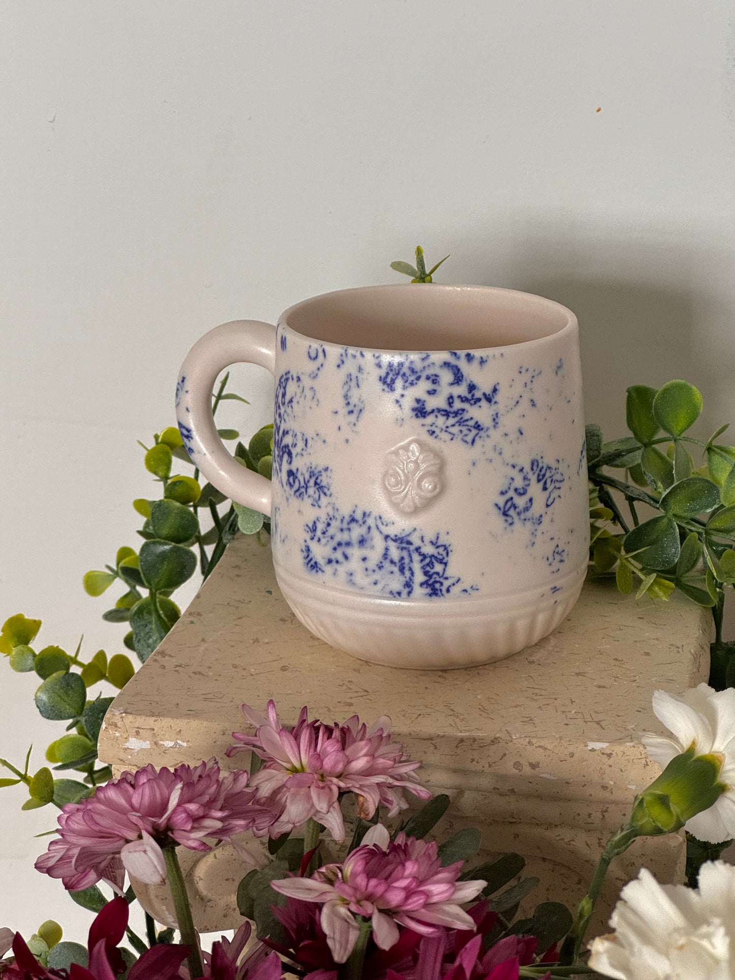 Vintage porcelain mug