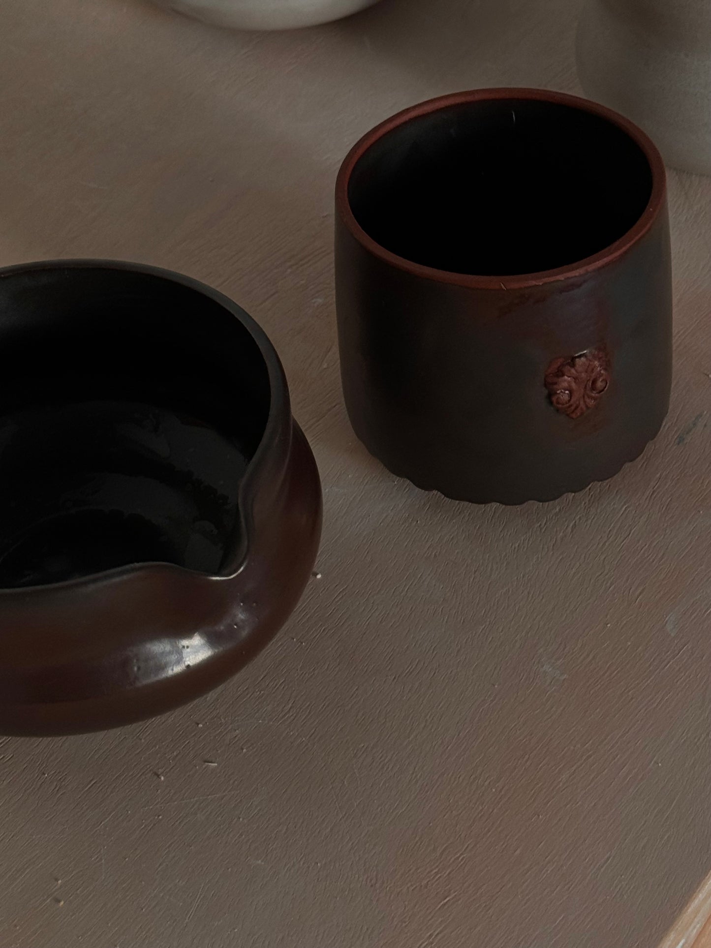 Bronze Stoneware cup