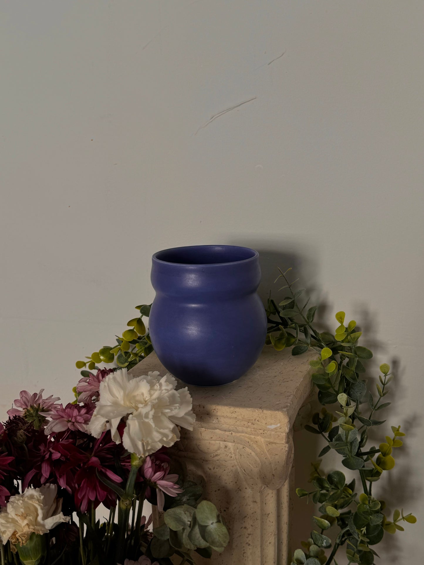 Satin Cobalt Bue Tumbler