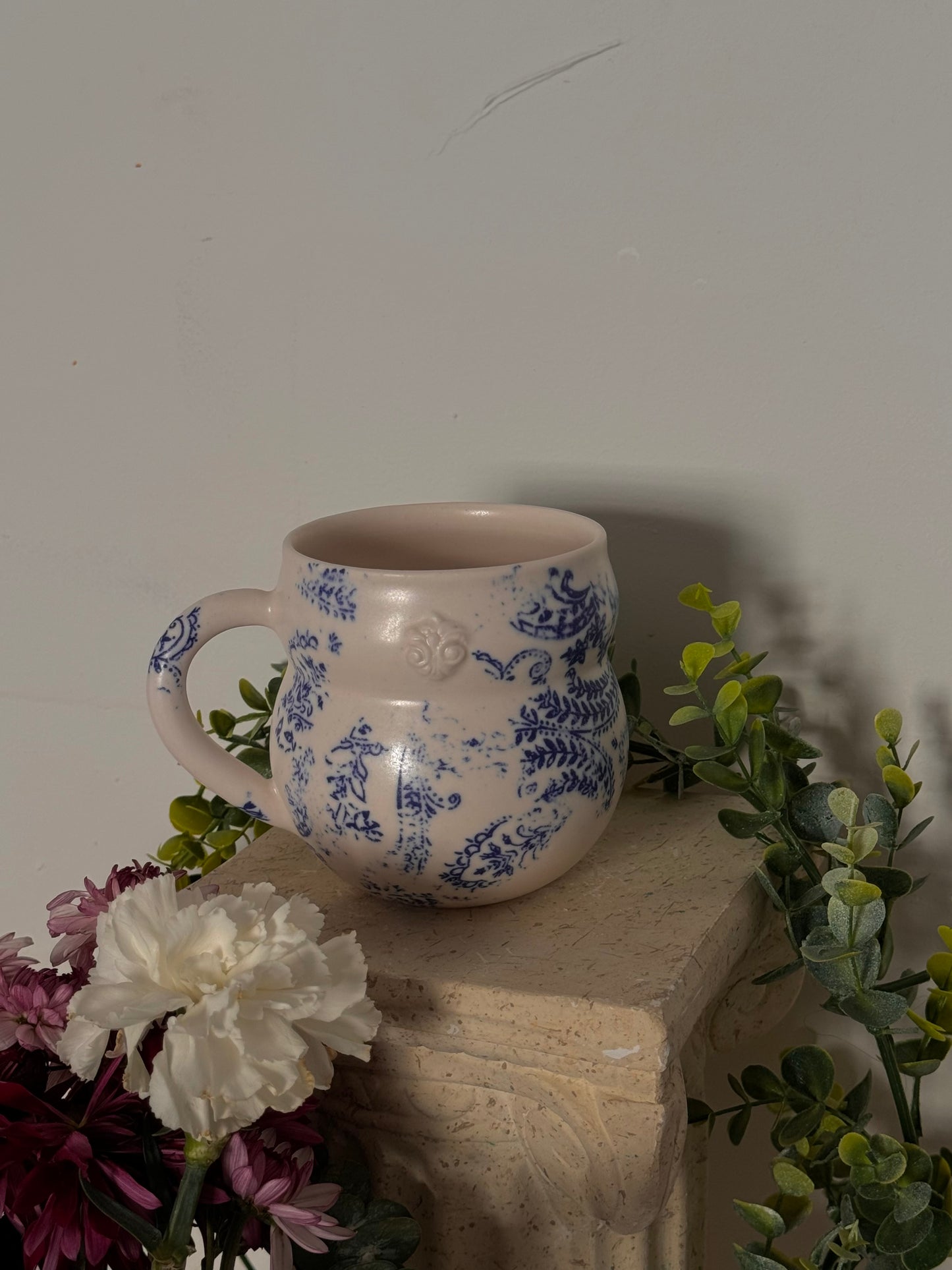 Vintage porcelain mug