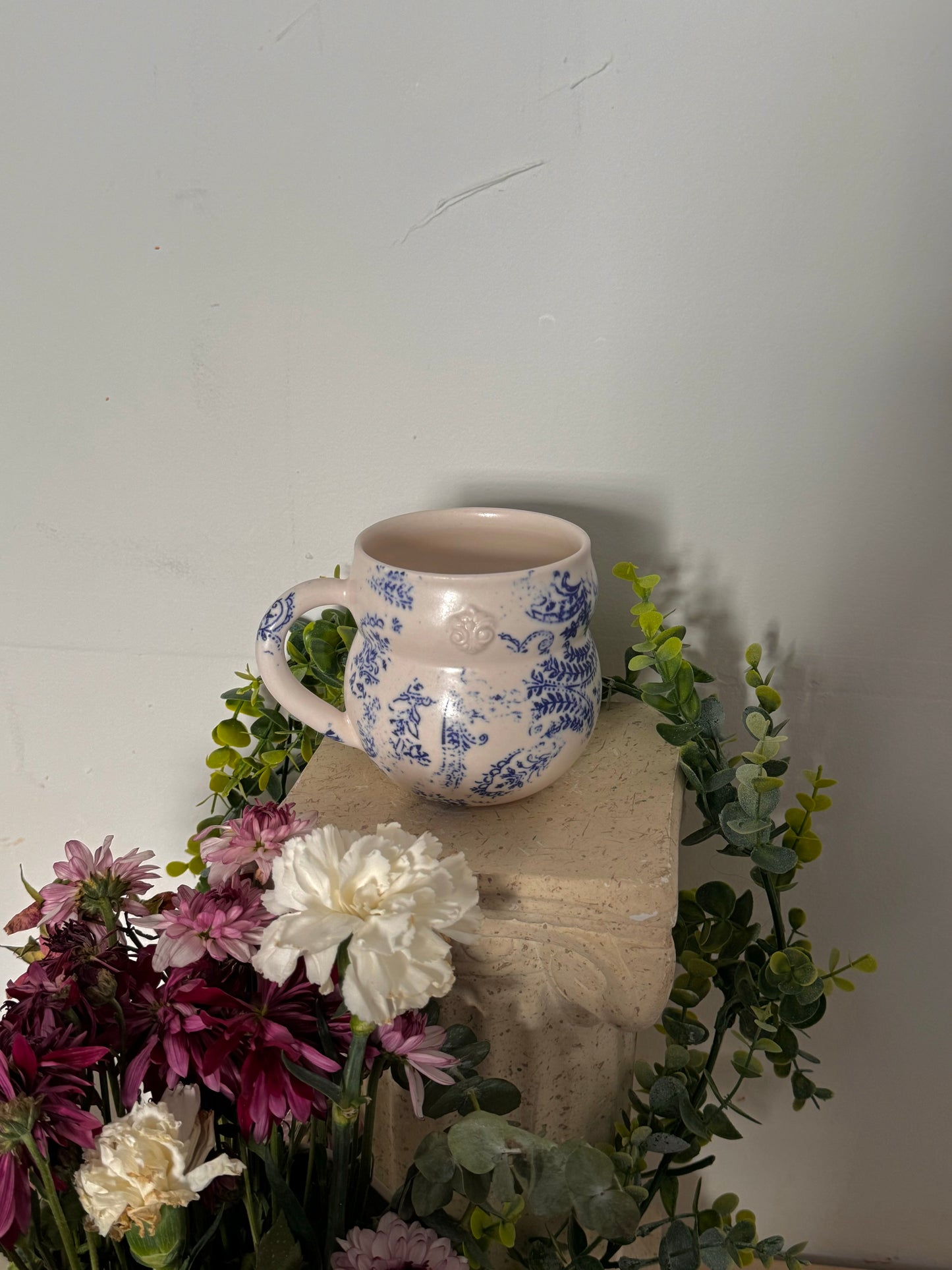 Vintage porcelain mug