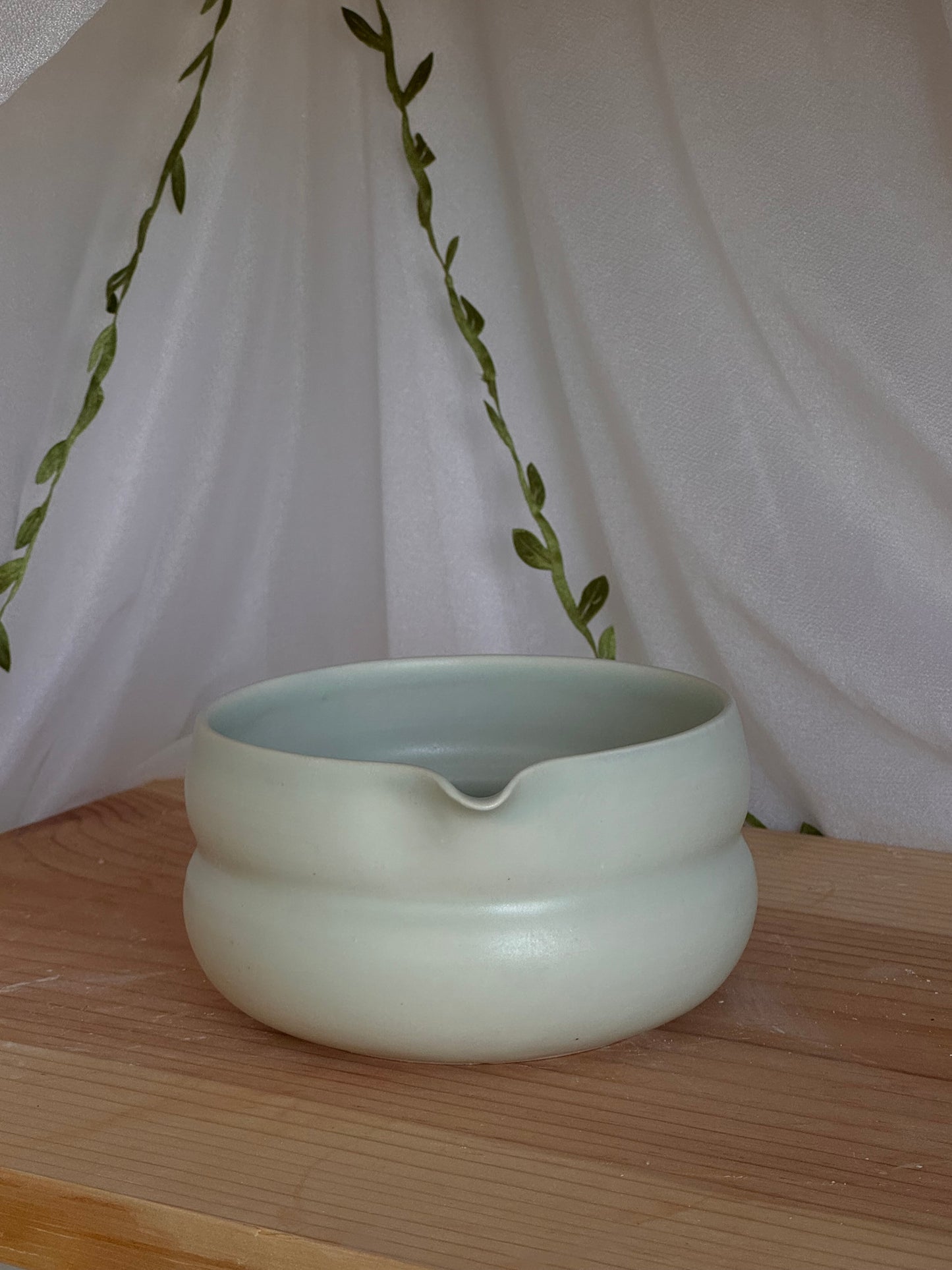 Tiffany blue matcha bowl - porcelain